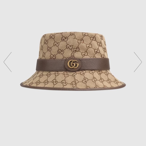 GUCCI MONOGRAM BUCKET HAT - Picture 2 of 9